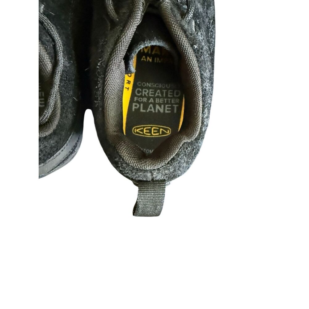 Keen Womens Black Gray Jasper Suede Lace Up Climbing Hiking Sneakers Size 8.5 - Picture 13 of 16